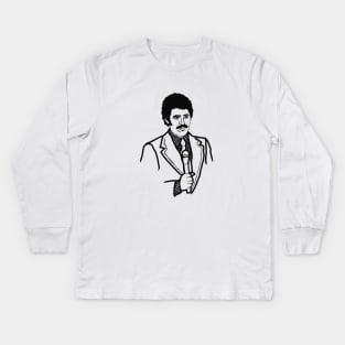 Vintage Trebek Kids Long Sleeve T-Shirt